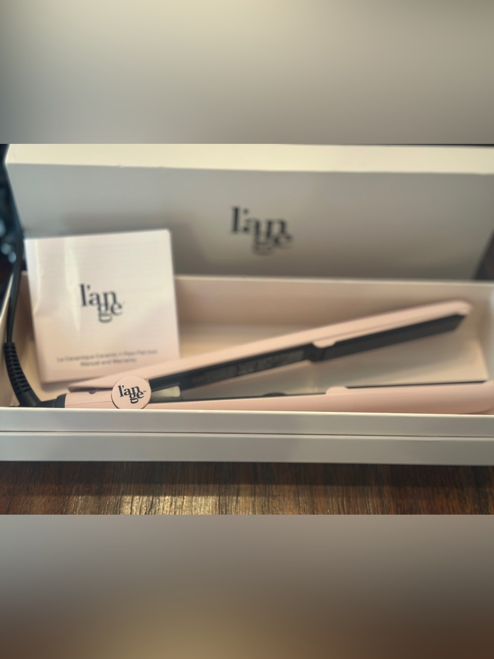 L’ange Hair Le Ceramique flat iron 1” NEW